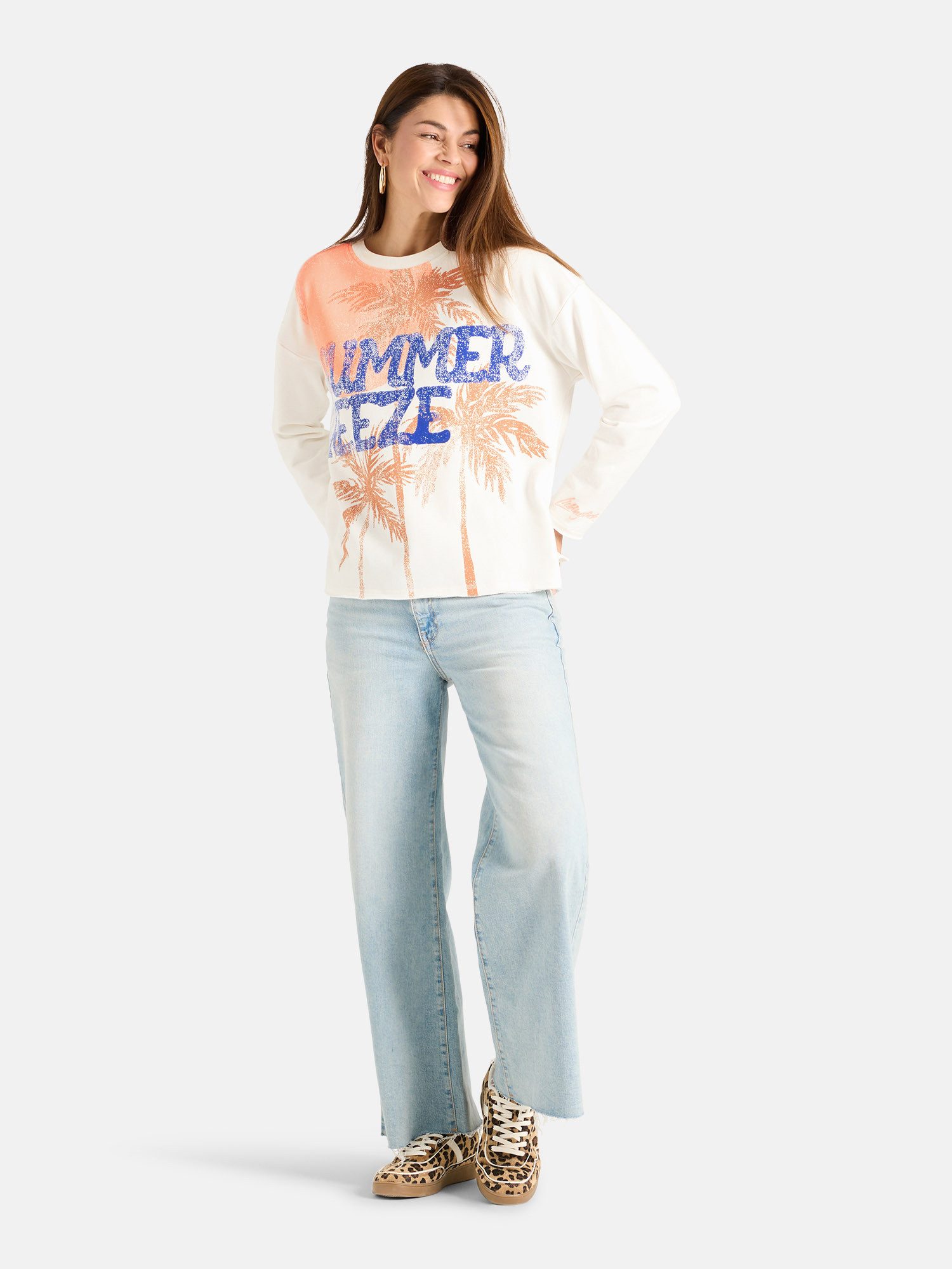 Lieblingsstück Longsweatshirt BreezeL mit 80% Baumwolle
