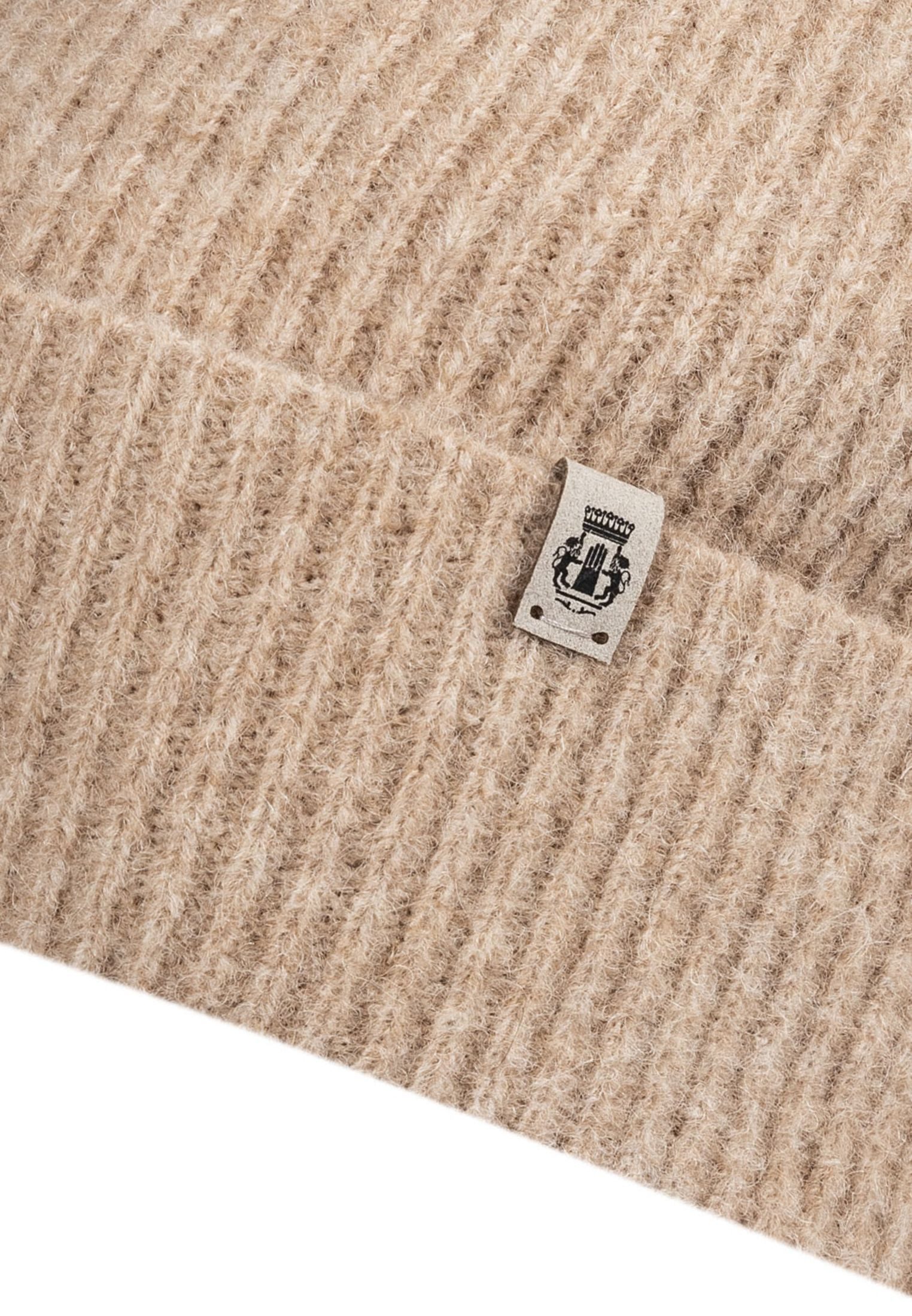 Roeckl Strickmütze SNOW TIME Rippstrickmütze mit Alpakawolle