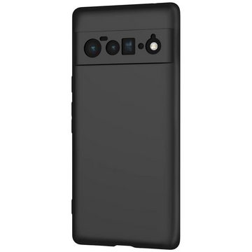 CoolGadget Handyhülle Black Series Handy Hülle für Google Pixel 6 Pro 6,7 Zoll, Edle Silikon Schlicht Robust Schutzhülle für Pixel 6 Pro Hülle