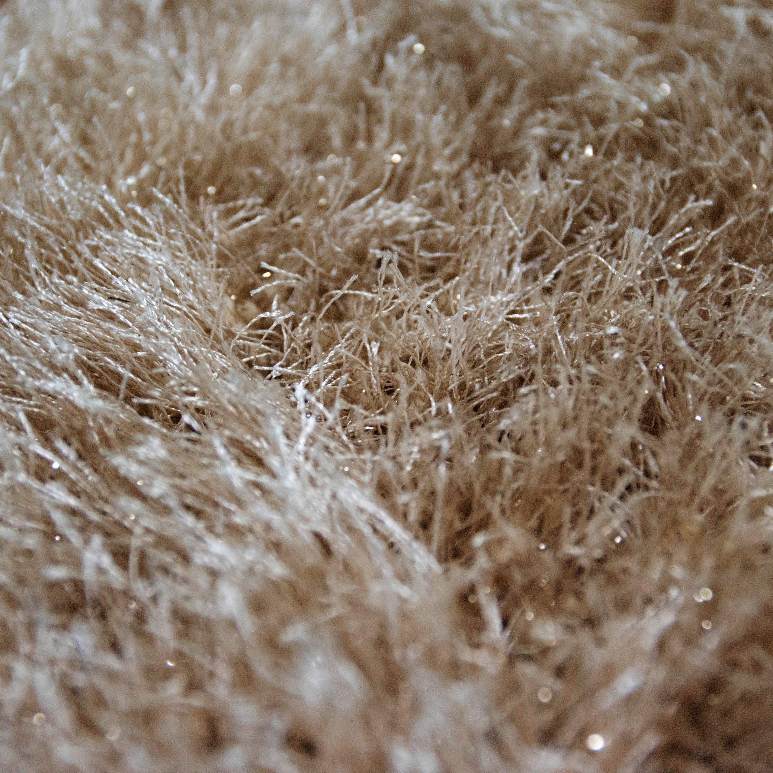 Carpetia Teppich Einfarbiger Hochflor-Teppich, glänzend& weich, günstig online kaufen