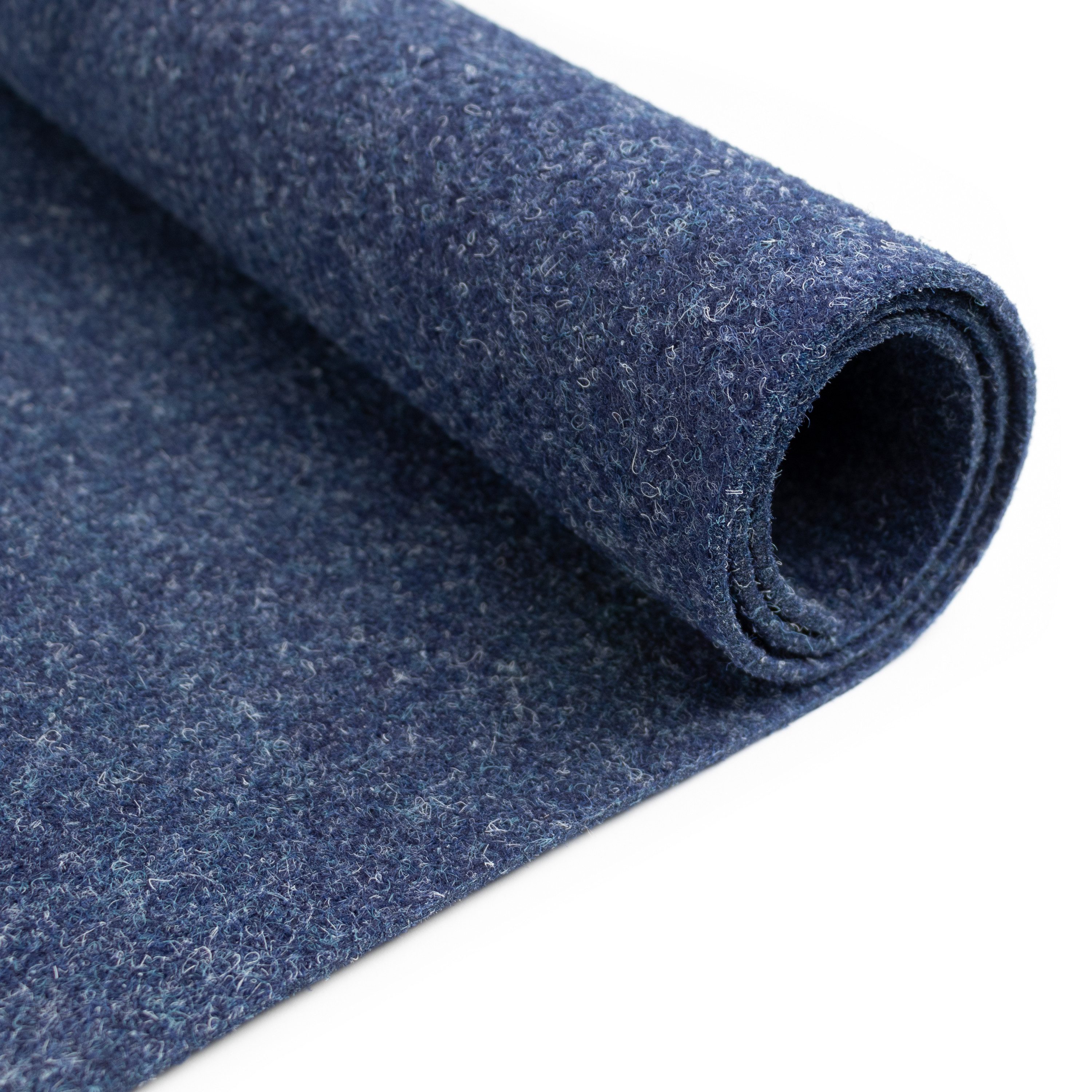 Primaflor-Ideen in Textil Teppichboden Nadelfilz REWIND, Gesamthöhe 5 mm, Made in Belgium, rechteckig, Breite 200 cm, Uni Farben, robust & strapazierfähig