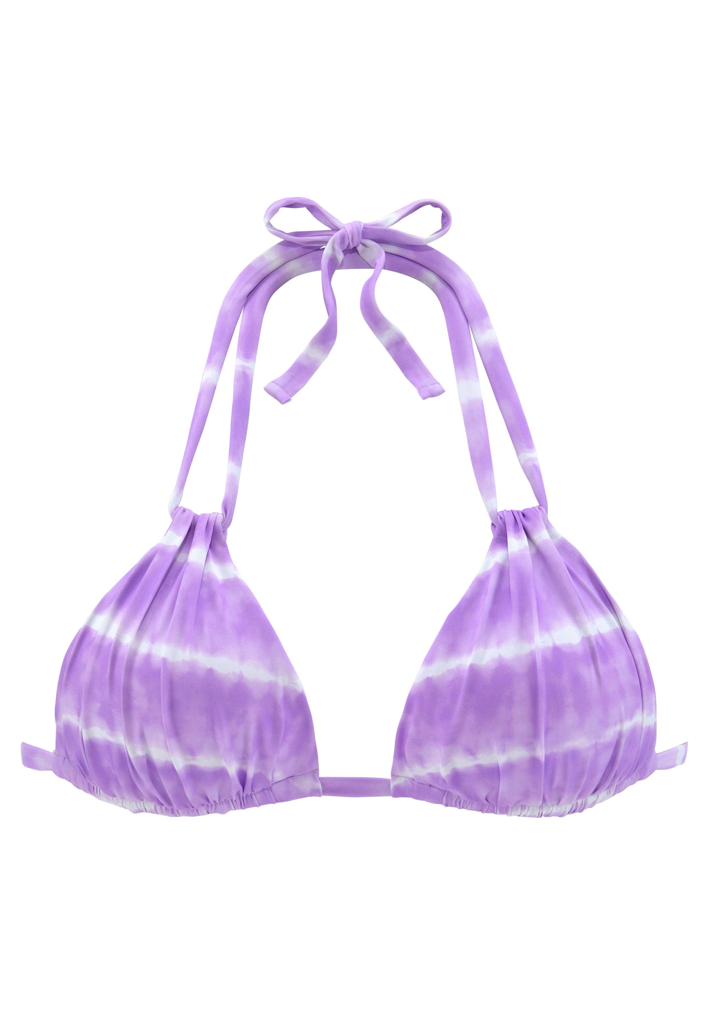 s.Oliver Triangel-Bikini-Top Enja, mit Batikdruck