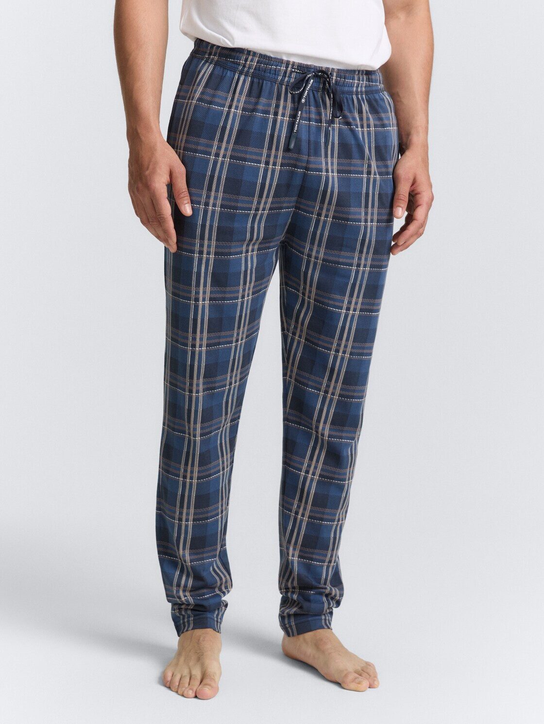 TOM TAILOR Pyjama Unterwäsche Pyjama-Hose mit Karomuster günstig online kaufen