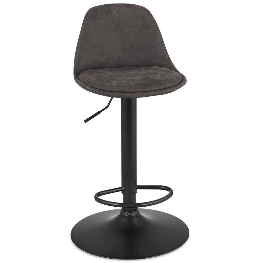 KADIMA DESIGN Barhocker Mikrofaser Tresen-Stuhl, Metallgestell günstig online kaufen