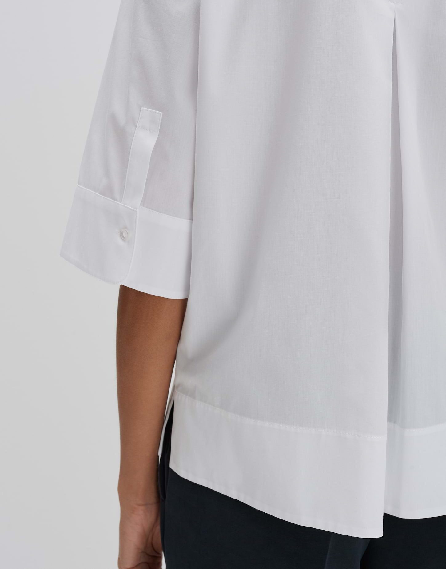 someday Hemdbluse ZARBA BUTTON UP Regular aus Baumwollpopeline