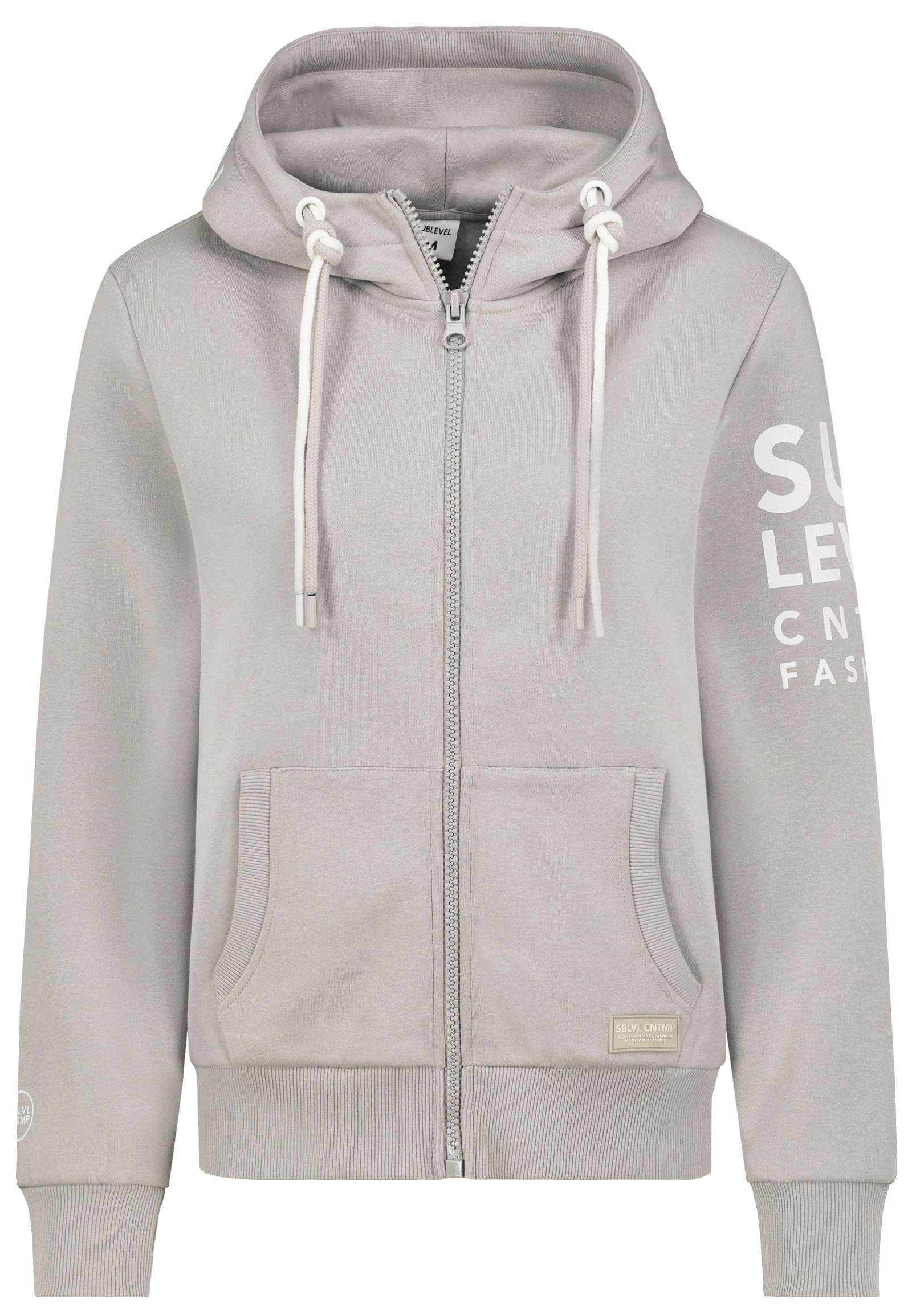 SUBLEVEL Sweatjacke Sweatjacke Hoodie Sweater Kapuzenpullover Übergangsjack günstig online kaufen