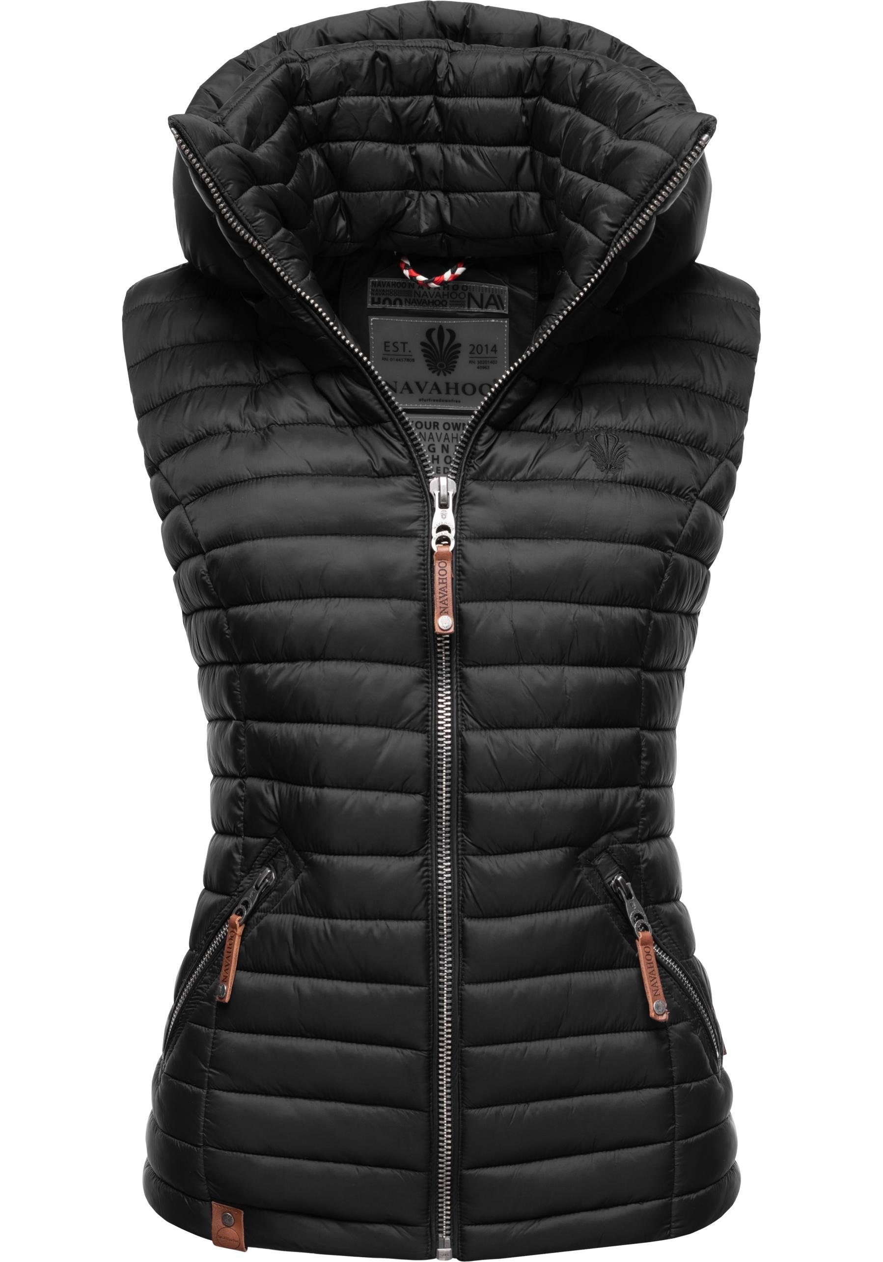 Damen Winter Steppweste Lang Mit Kapuze - Ärmellose Daunenweste Für Outdoor