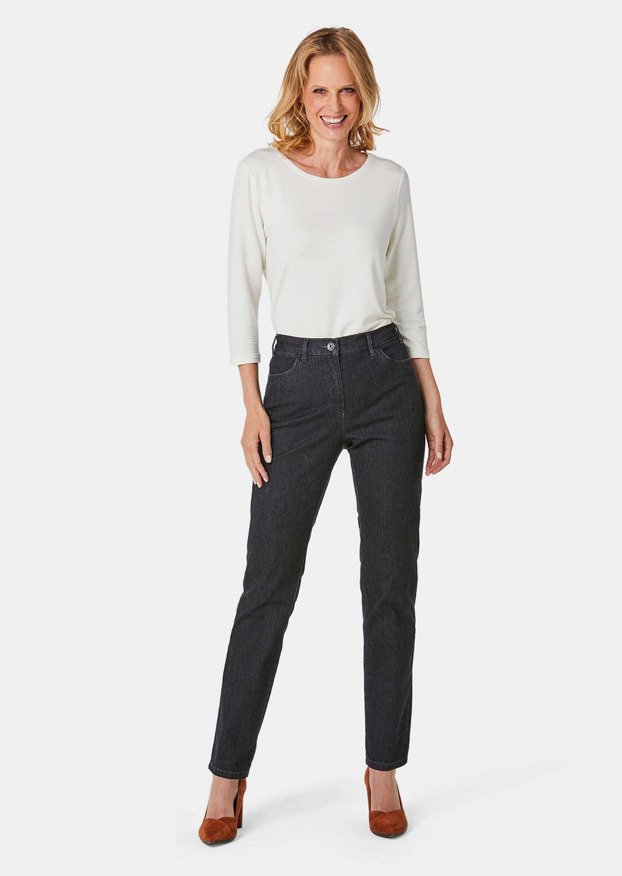 GOLDNER Bequeme Jeans Denimhose mit Stretchkomfort Baumwollhose im 5-Pocket günstig online kaufen