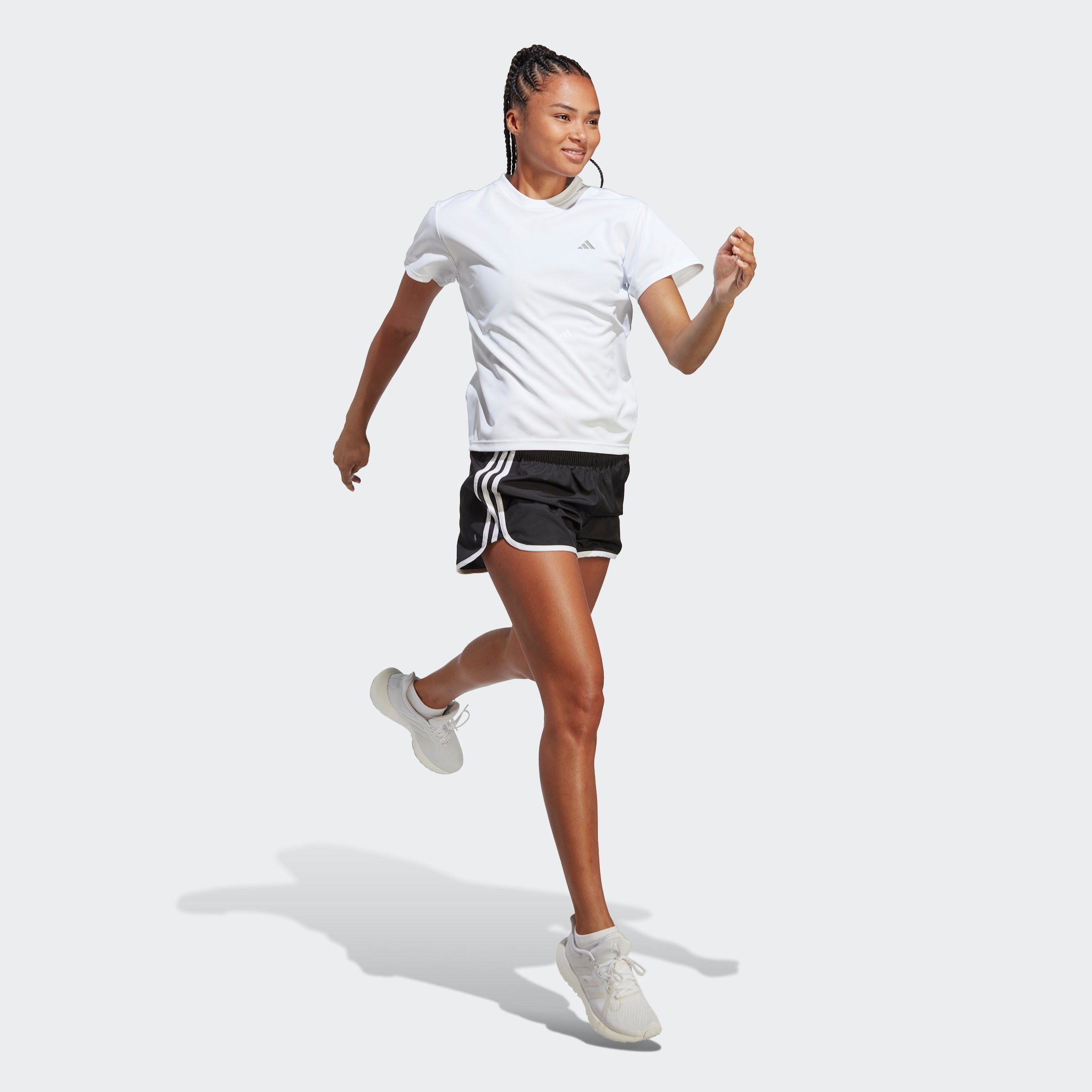 RUN IT Performance White adidas Laufshirt