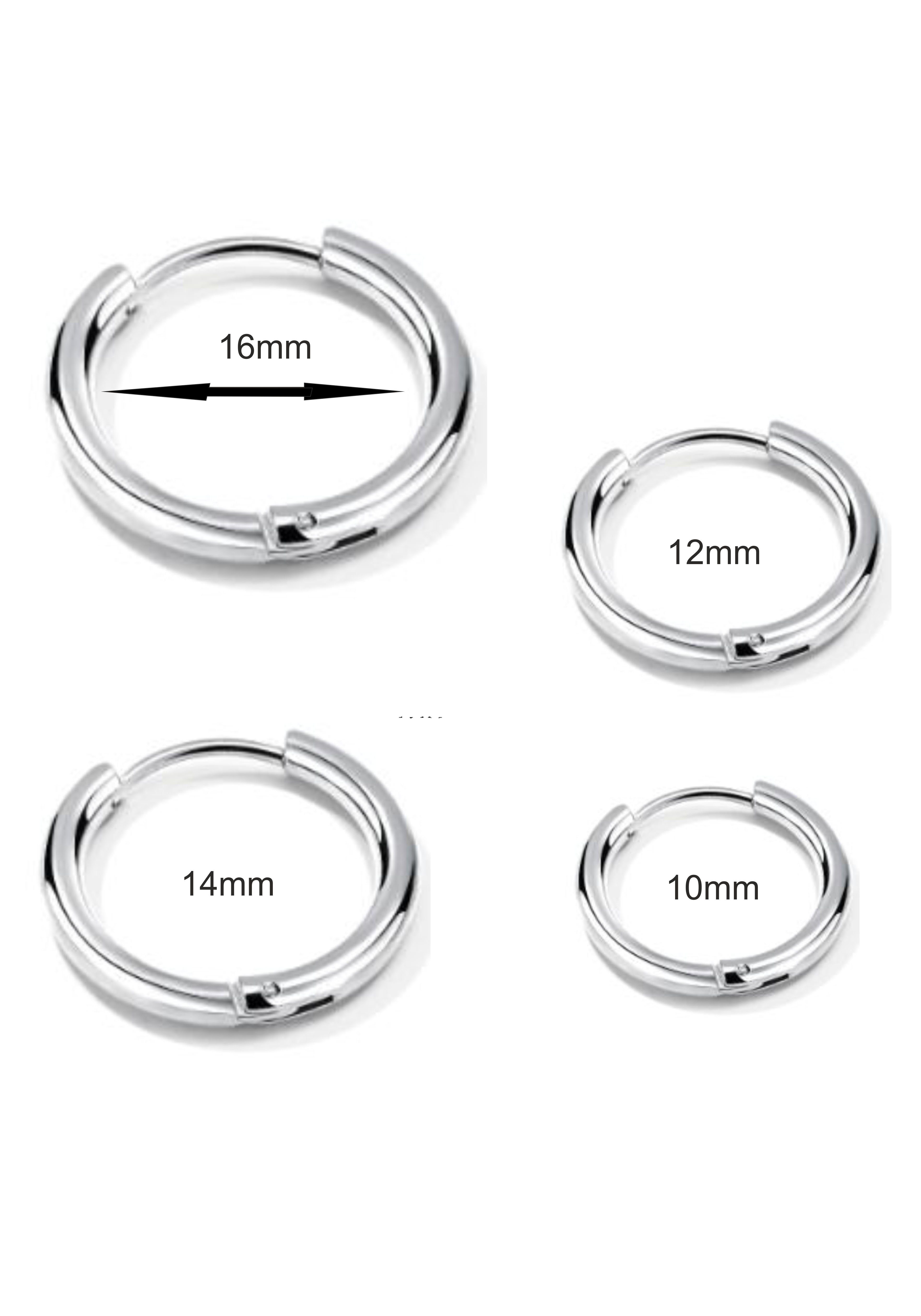 Firetti Single-Creole Schmuck Geschenk Ohrschmuck einzeln Classic