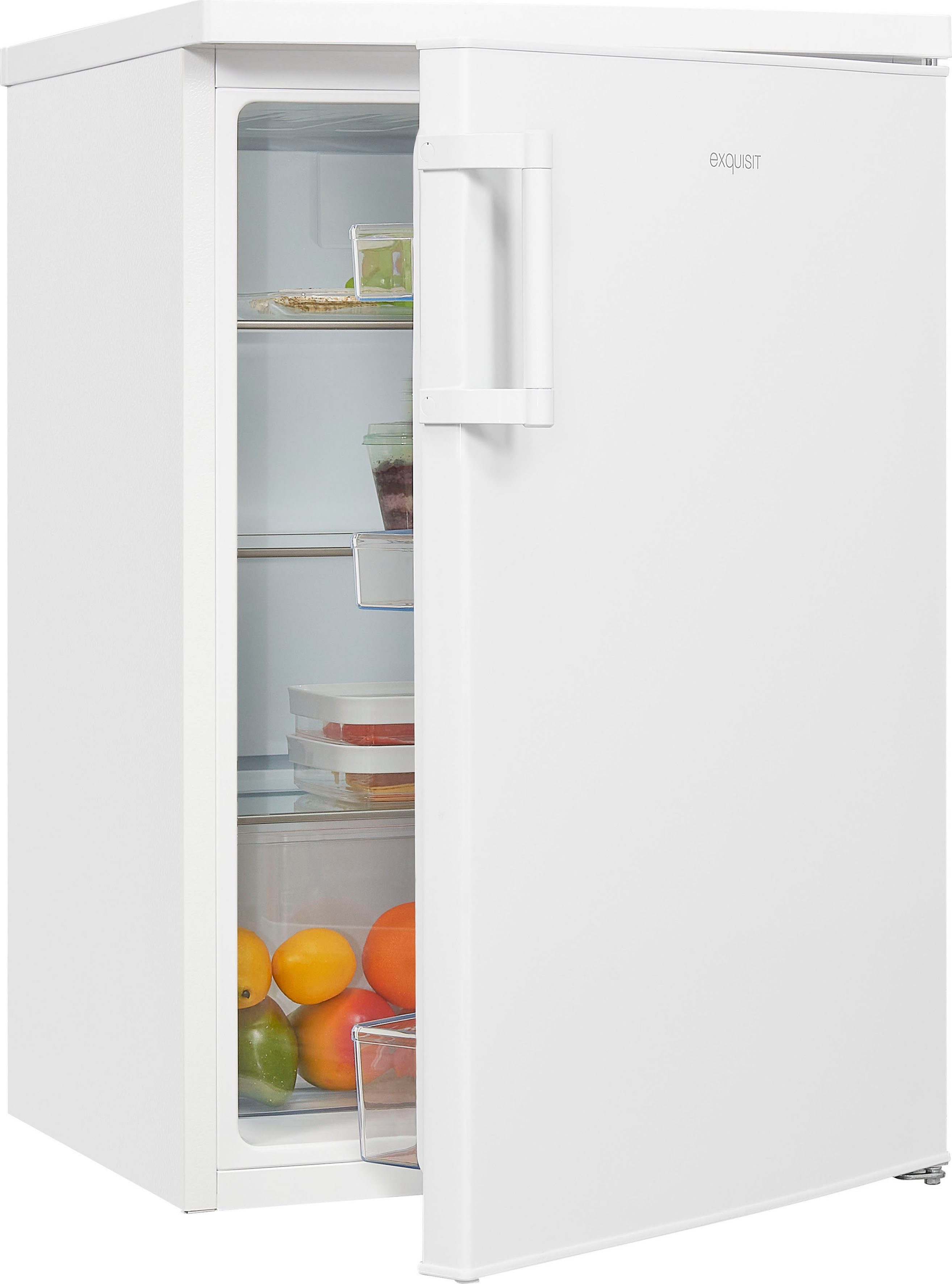 exquisit Vollraumkühlschrank KS16-V-H-010E weiss, 85 cm hoch, 56 cm breit weiß | Kühlschränke