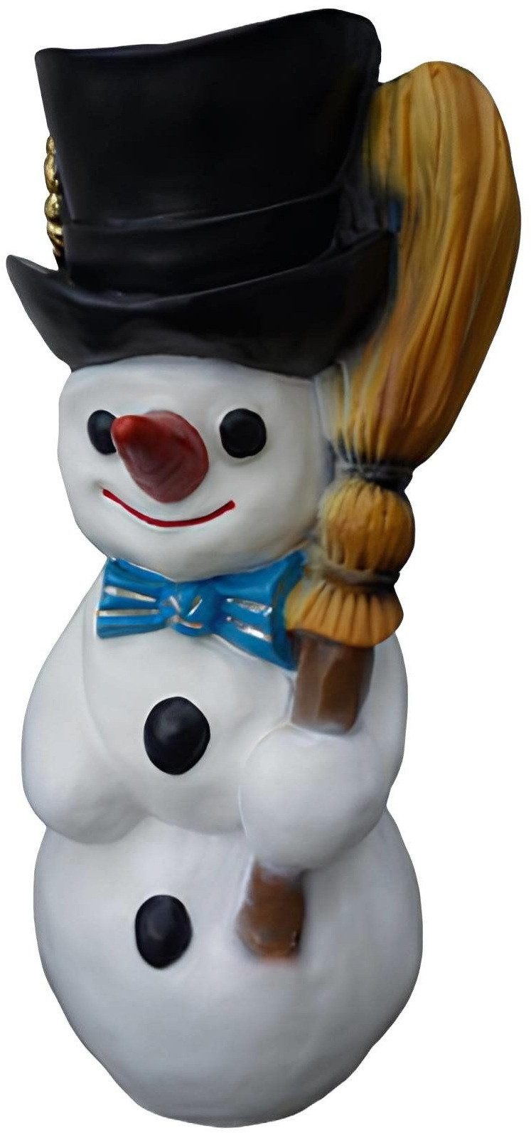 Xlmoebel Weihnachtsfigur Schneemann Deko Figur aus Polyresin in festlicher Gestaltung (Skulptur Z7-43cm), Hergestellt in Europa