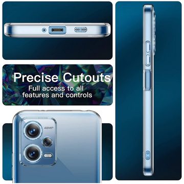 CoolGadget Handyhülle Transparent Ultra Slim Case für Xiaomi Poco X5 Pro 5G, Silikon Hülle Dünne Schutzhülle für Poco X5 Pro 5G Hülle