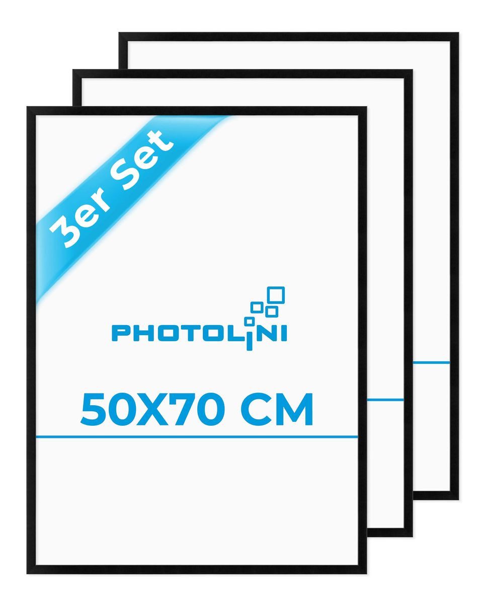 PHOTOLINI Bilderrahmen 3er Set, stabiles MDF-Holz, mit Acrylglas, extra Zubehör, (3er Set). Reduzierter Preis € 49,99. Unverbindliche Preisempfehlung € 59,99