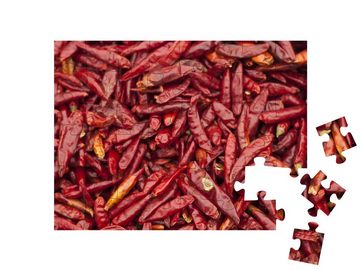 puzzleYOU Puzzle Getrocknete Chili, 48 Puzzleteile, puzzleYOU-Kollektionen Impossible Puzzle