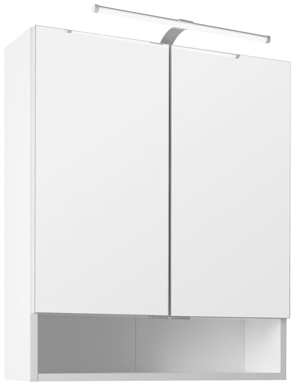 welltime Spiegelschrank 60 Breite 60 cm, mit Schalter und Steckdose