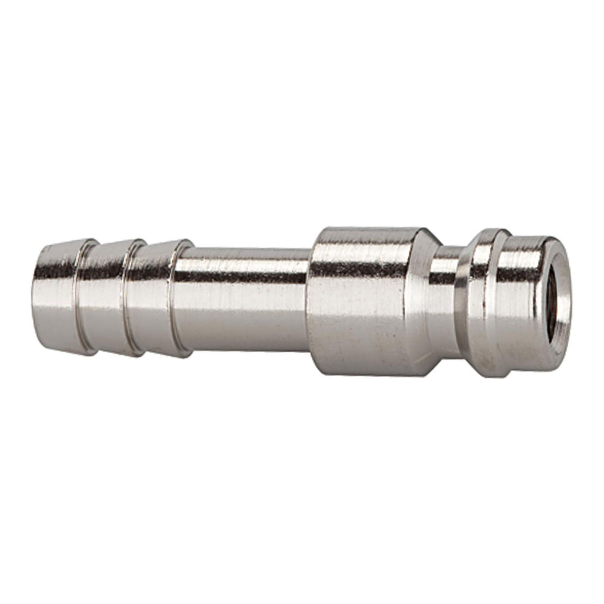 RIEGLER Steckfitting Riegler Einstecktülle für Kupplungen NW 5, Messing vernickelt, Tülle L