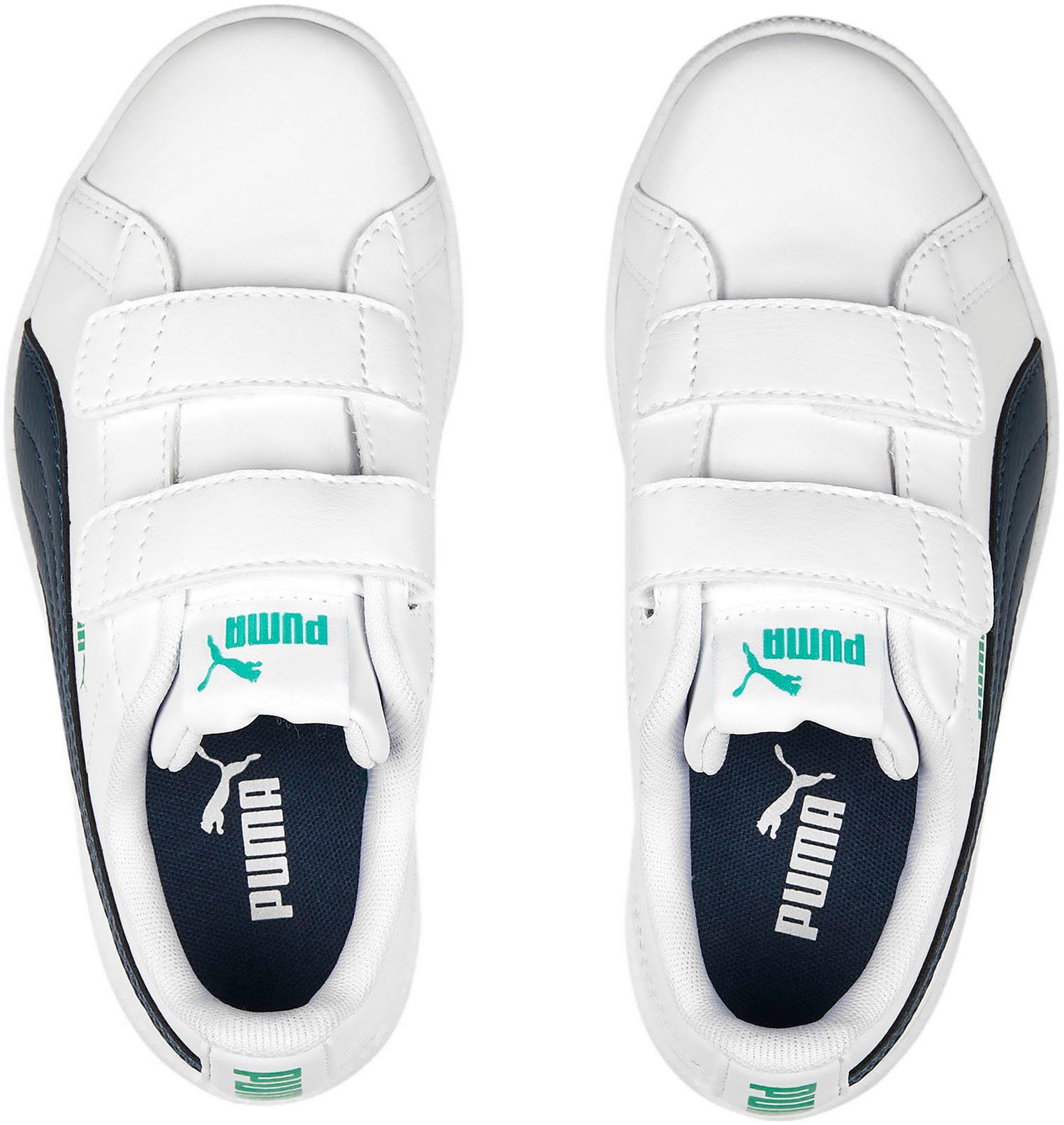 V mit Sneaker weiß-navy PUMA UP PS PUMA Klettverschluss