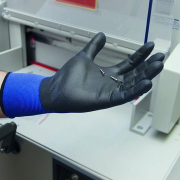 Nitras Nitril-Handschuhe 6240 Skin Nylon-Strickhandschuhe, PU-Beschichtung - 120 Paar (Spar-Set)
