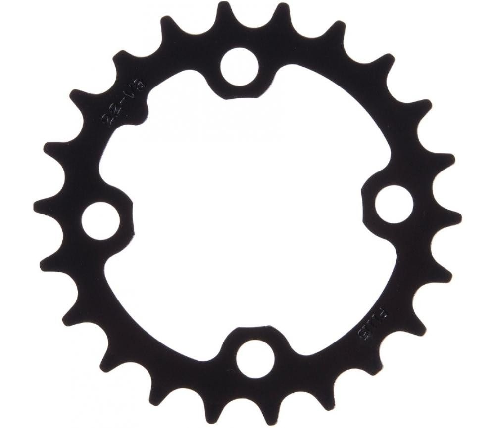 Truvativ Kettenschaltung Truvativ Kettenblatt 24 Z Stahl schwarz