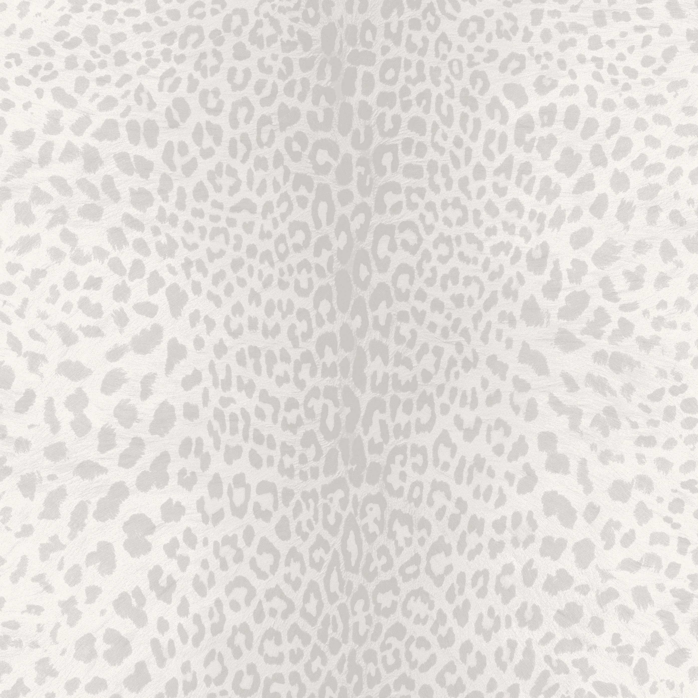 Superfresco Easy Vliestapete Leopard Skin, aufgeschäumt, uni, Luipaard silb günstig online kaufen