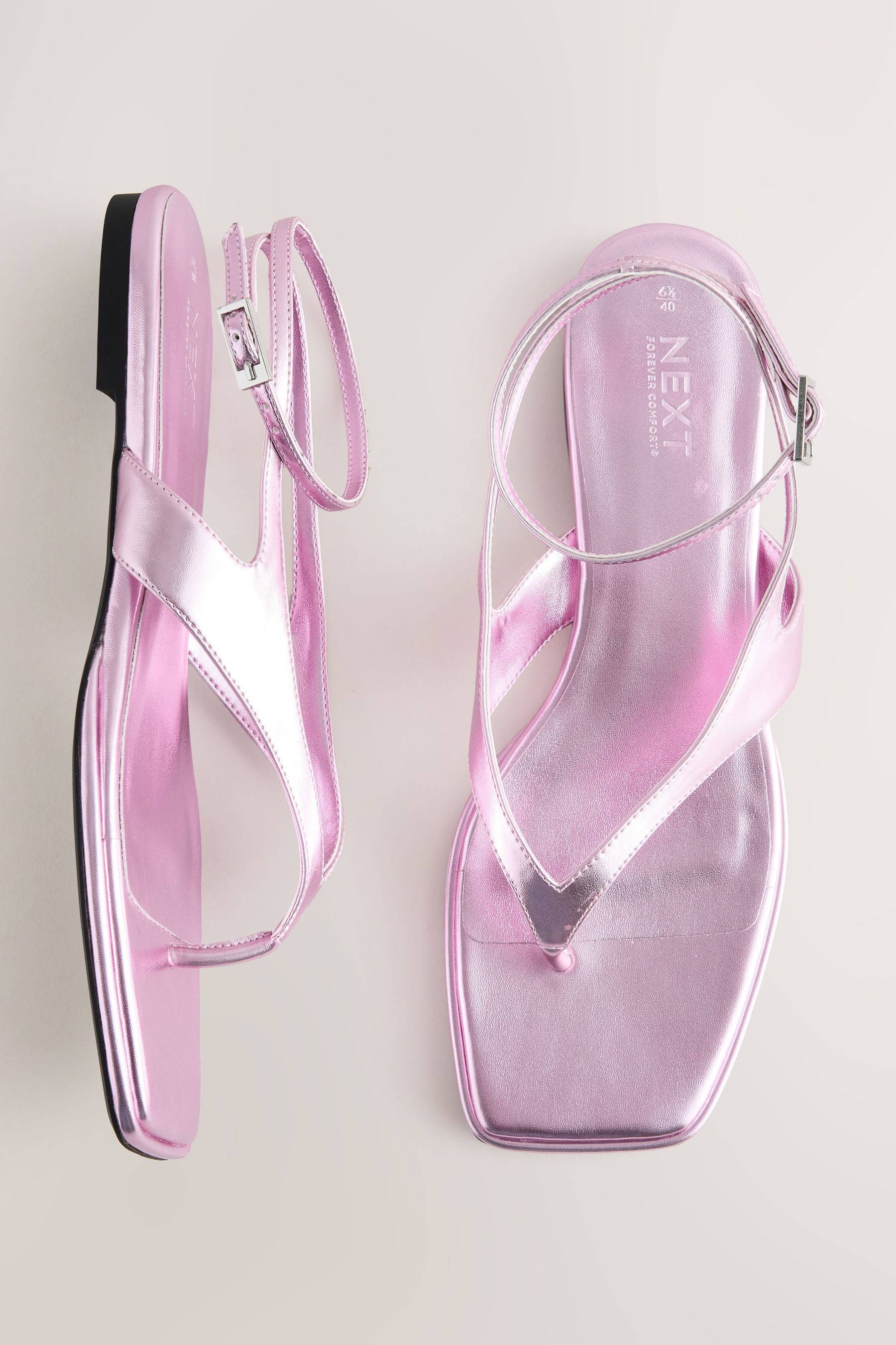 Next Forever Comfort® Zehentrenner mit Knöchelriemchen Riemchensandale (1-t günstig online kaufen