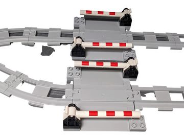 LEGO® Spielbausteine DUPLO® Gleisanlage Bahnhof mit Bahnübergang Schranken 1x Teile, (Creativ-Set, 1 St), Made in Europe