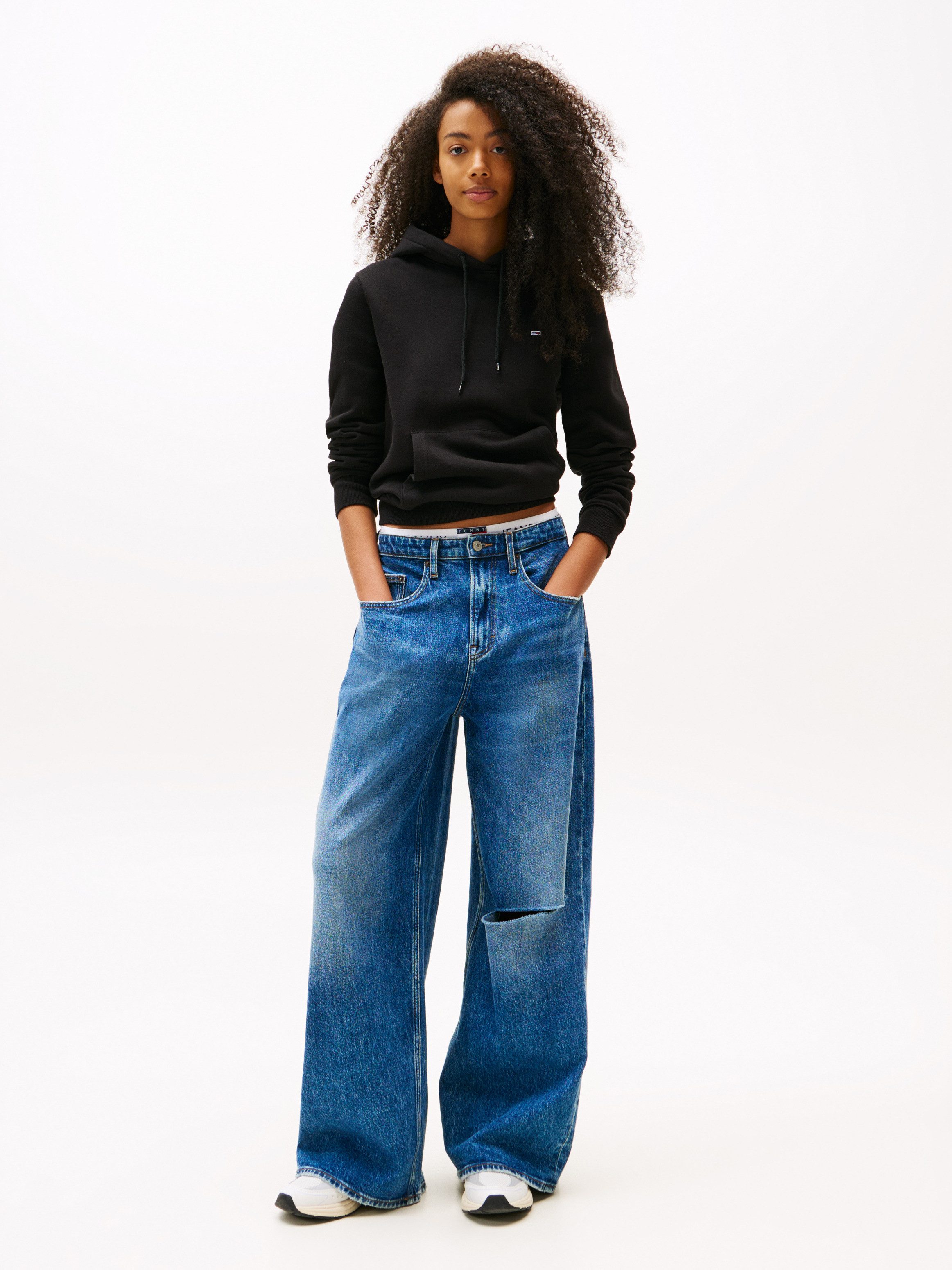 Tommy Jeans Kapuzensweatshirt TJW REG S FLAG HOODIE mit Logo-Flag günstig online kaufen