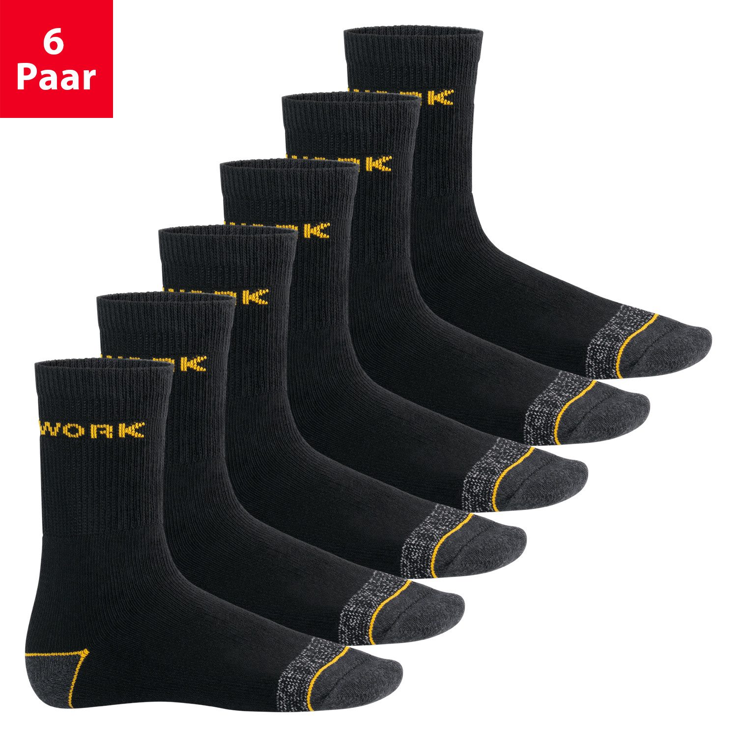 6 x Schwarz-Gelb