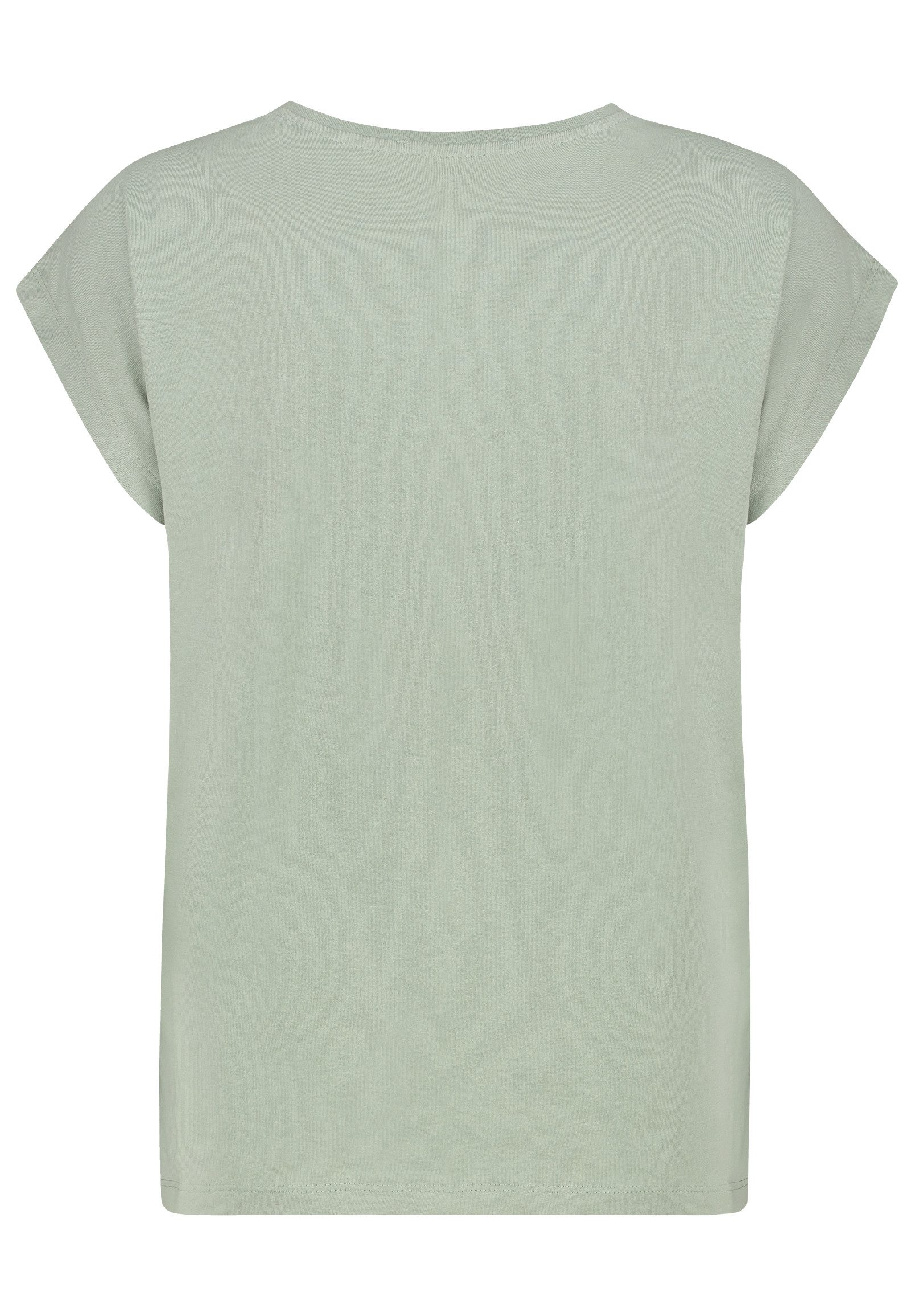 Fresh Made T-Shirt Blumenmuster mit motivierendem Text, Rundhalsausschnitt günstig online kaufen