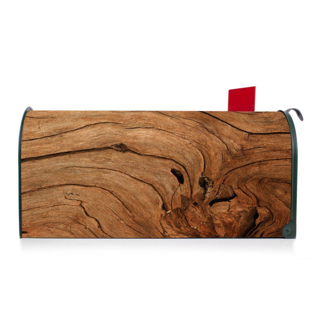grün original USA), Amerikanischer Trockenes cm Holz banjado 22 17 Mississippi (Amerikanischer Mailbox Briefkasten, Briefkasten aus x 51 x