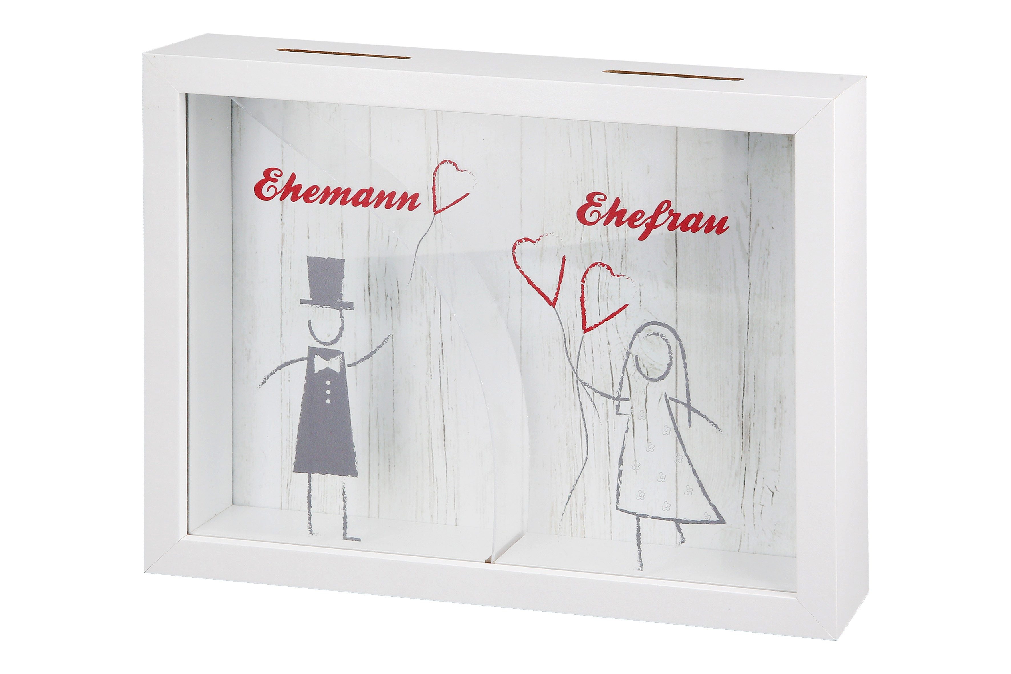 GILDE Spardose Spardose rechteckig " Hochzeitspaar " von Gilde - Hochzeit Geschenk Ge