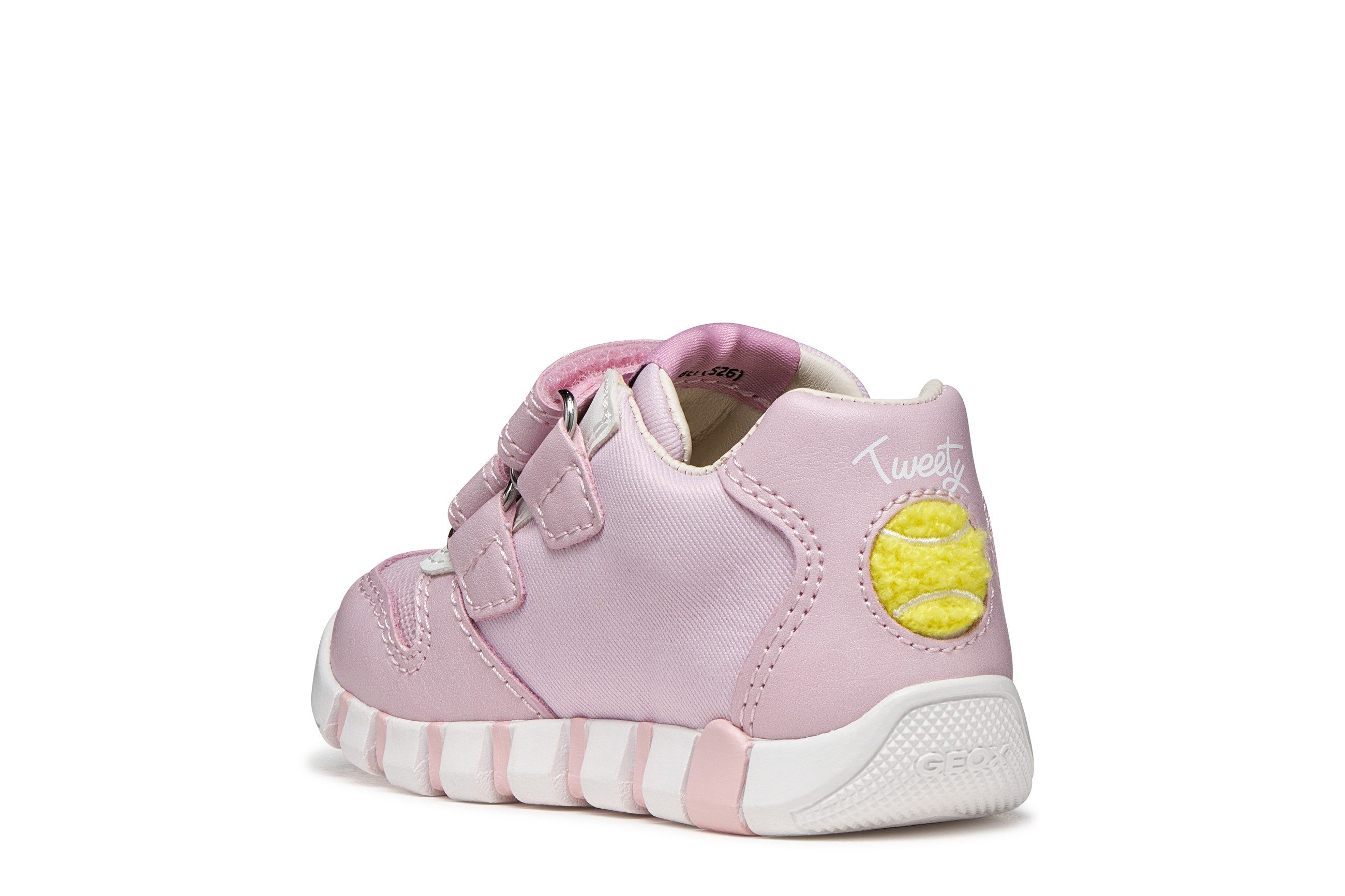 Geox B IUPIDOO GIRL Klettschuh Halbschuh, Sneaker mit Tweety Motiv, Größenschablone zum Download