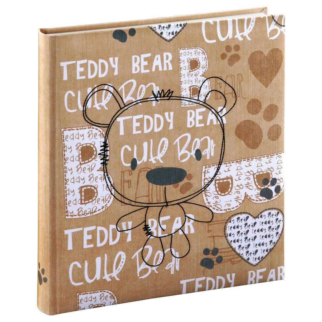 Hama Fotoalbum Kinderalbum "Bernd", 29x32 cm, 50 weiße Seiten, max. 200 Fotos, Bär