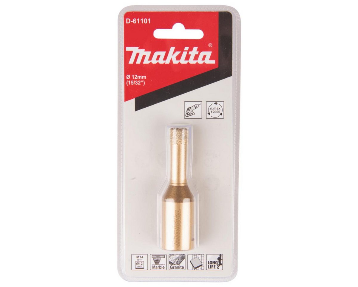 Thumbnail - Makita Akku-Multifunktionswerkzeug Makita Diamant-Bohrkrone 12 mm • M14, Produkt, Makita, Makita Werkzeug und Geräte für...