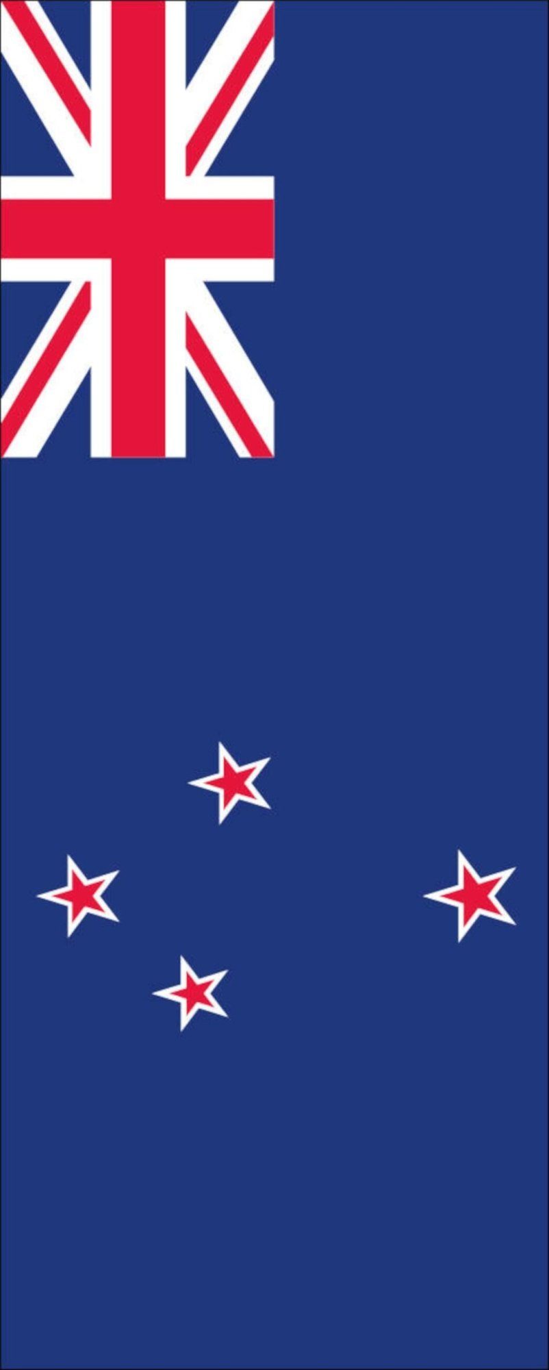 flaggenmeer Flagge Flagge Neuseeland 110 g/m² Hochformat