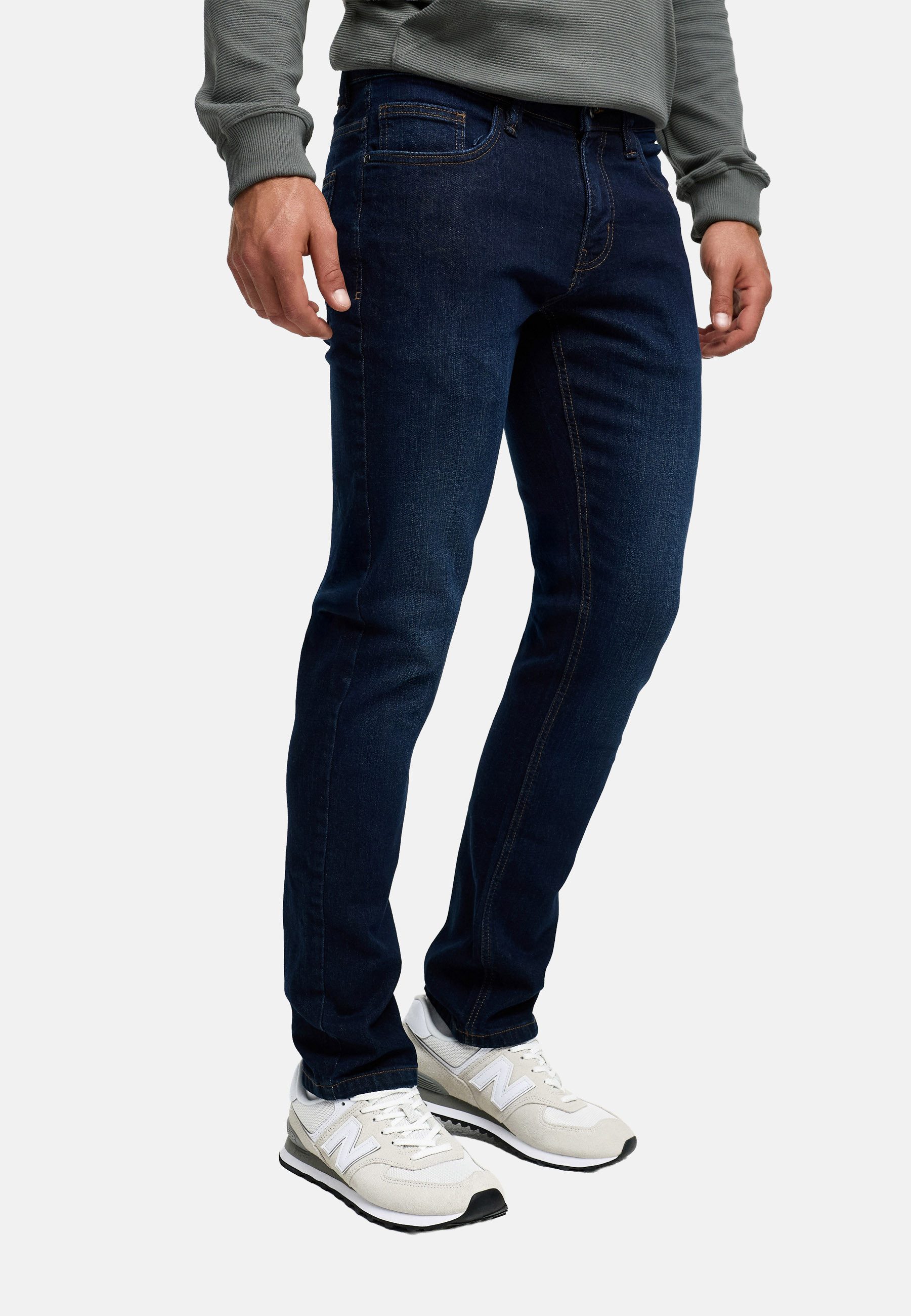 INDICODE Regular-fit-Jeans Herren INPartin Jeanshose 5 Pocket aus Baumwolle und 5 Taschen – Bild 4 von 5