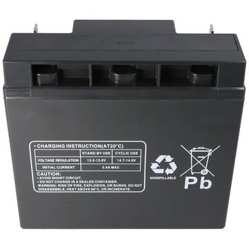 Multipower Multipower MP18-12 Blei Akku 12 Volt 18Ah Akku 18000 mAh (12,0 V)