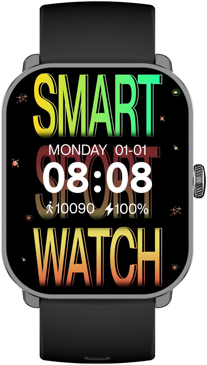 SMARTY 2.0 Smarty 2.0 Smartwatch (1,78 Zoll) Set, 2-tlg., mit Wechselband