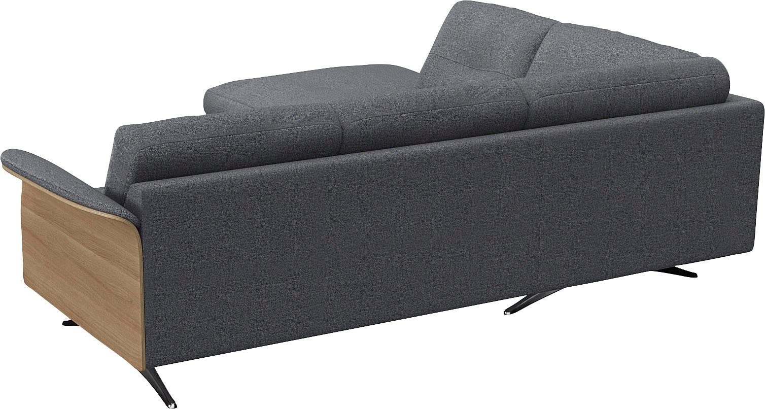 FLEXLUX Ecksofa Glow, super bequem durch hochwertigem Sitzaufbau mit Federkern, L-Form, Modernes skandinavisches Design