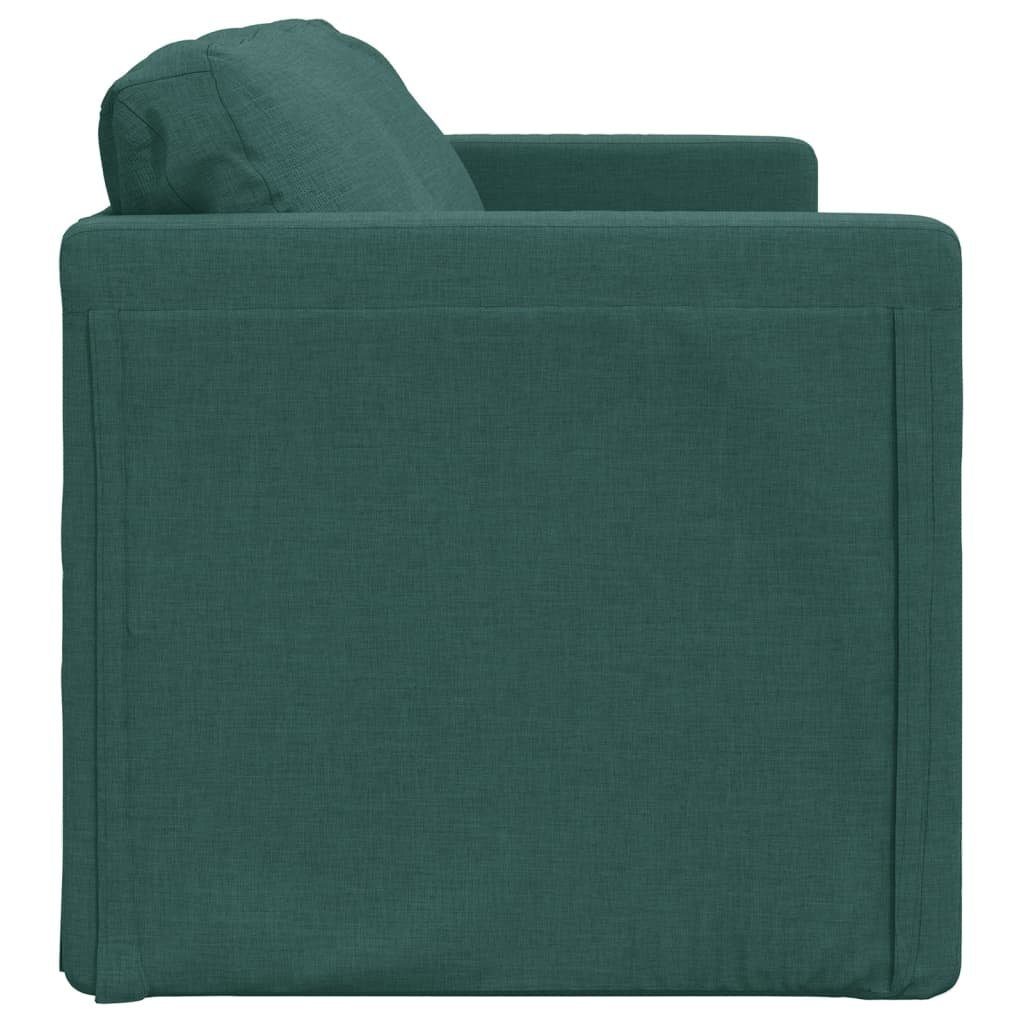 112x174x55 Dunkelgrün cm vidaXL mit Stoff Sofa Schlaffunktion Bodensofa