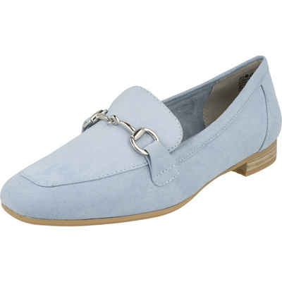 MARCO TOZZI Vegan 2-24212-42 Damen elegante Slipper Mokassin gepolstert, Kette