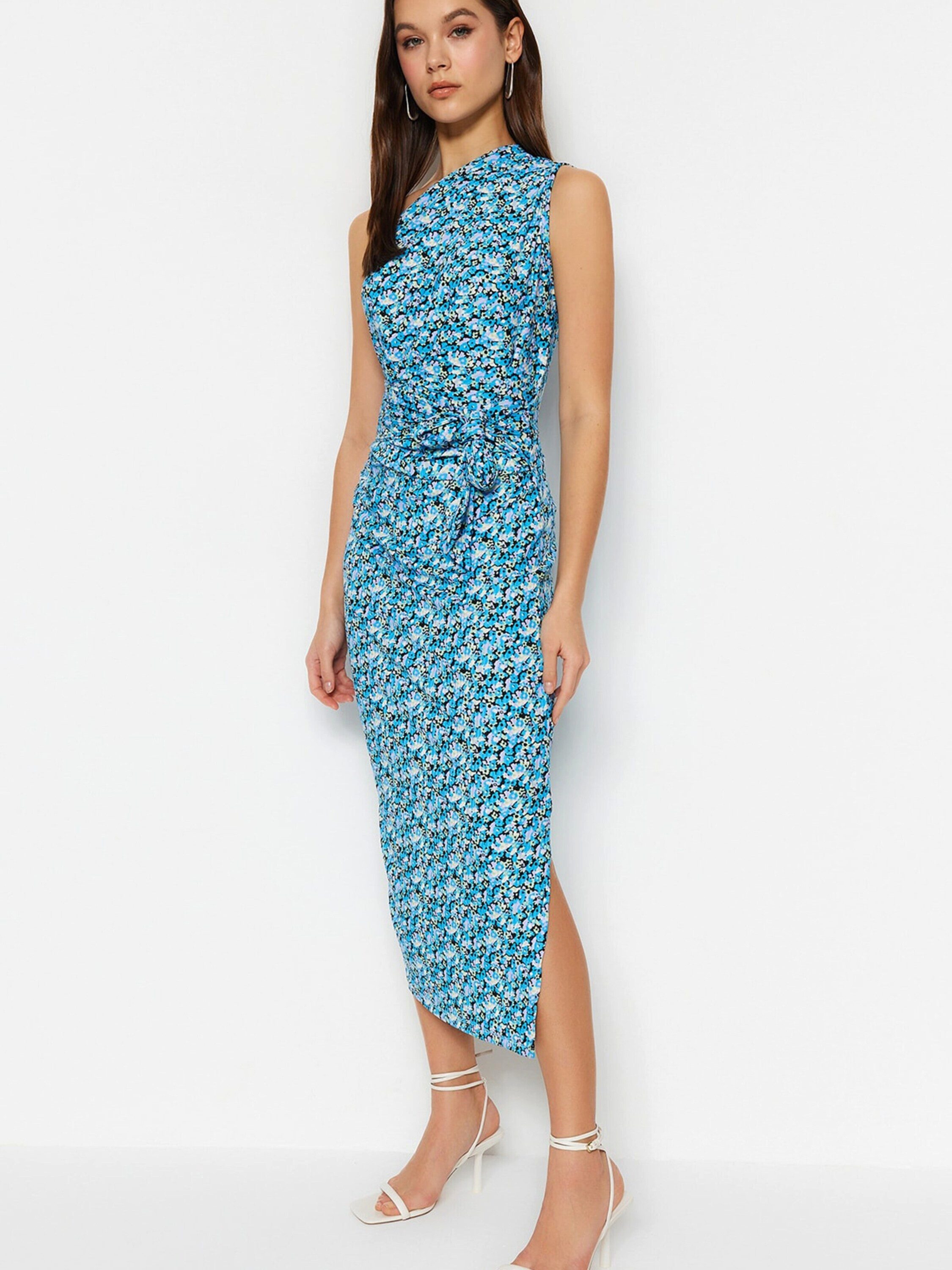 Trendyol Sommerkleid (1-tlg) Drapiert/gerafft