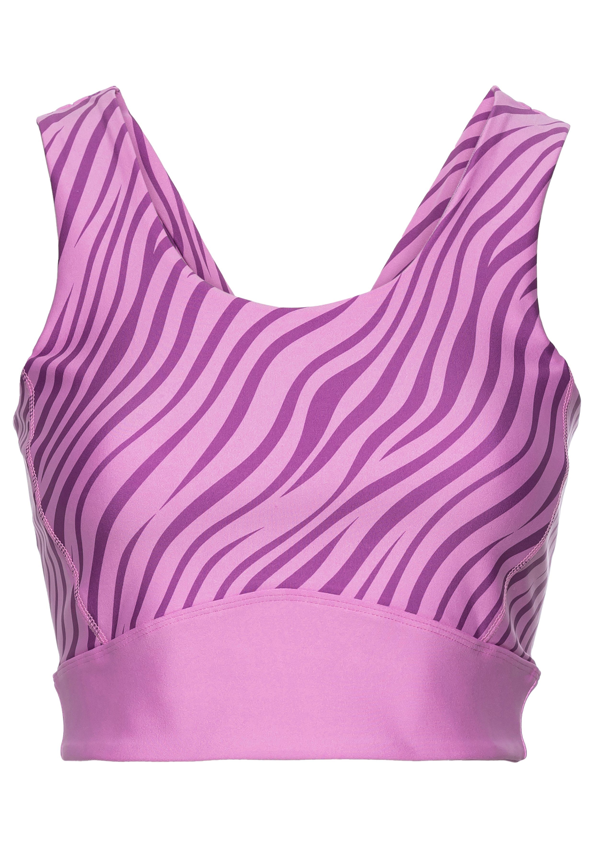 LASCANA ACTIVE Crop-Top, Sporttop mit Cut-Outs günstig online kaufen