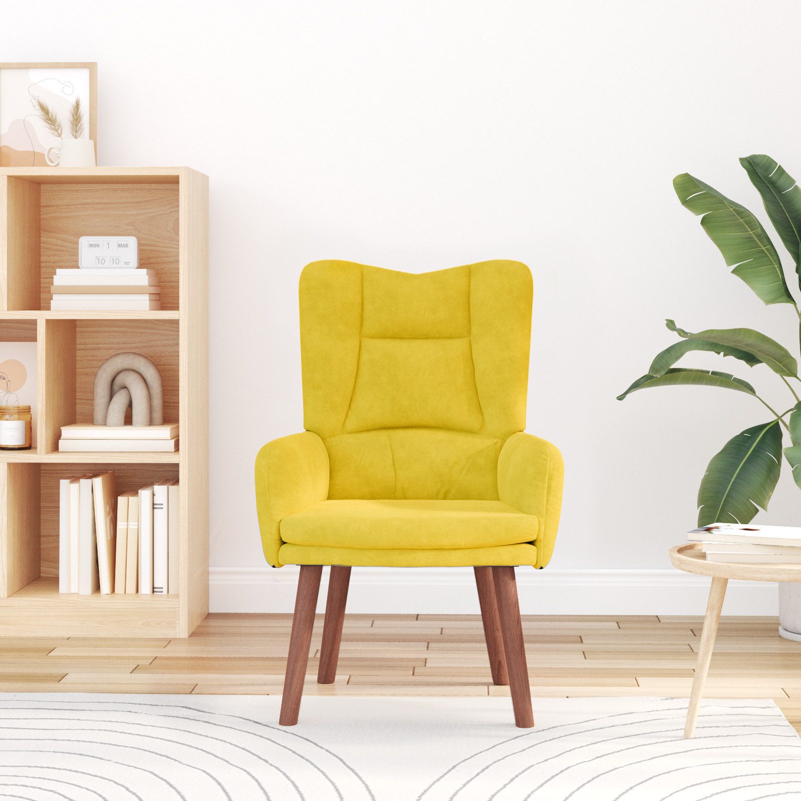 vidaXL Sessel Relaxsessel Gelb Samt (1-St) günstig online kaufen