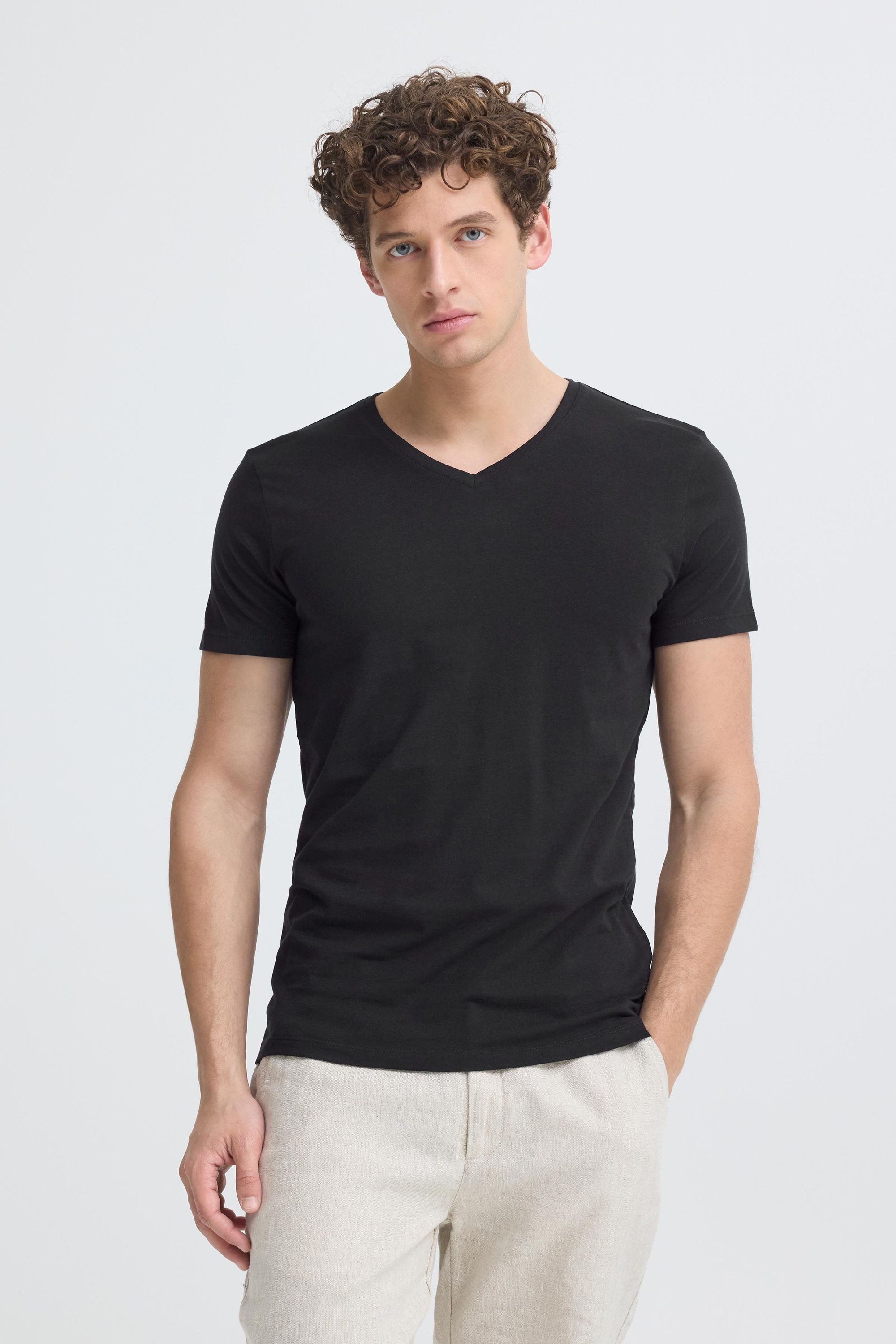 Casual Friday V-Shirt CFLincoln (3-tlg) 3er Pack Basic T-Shirt - Slim Fit