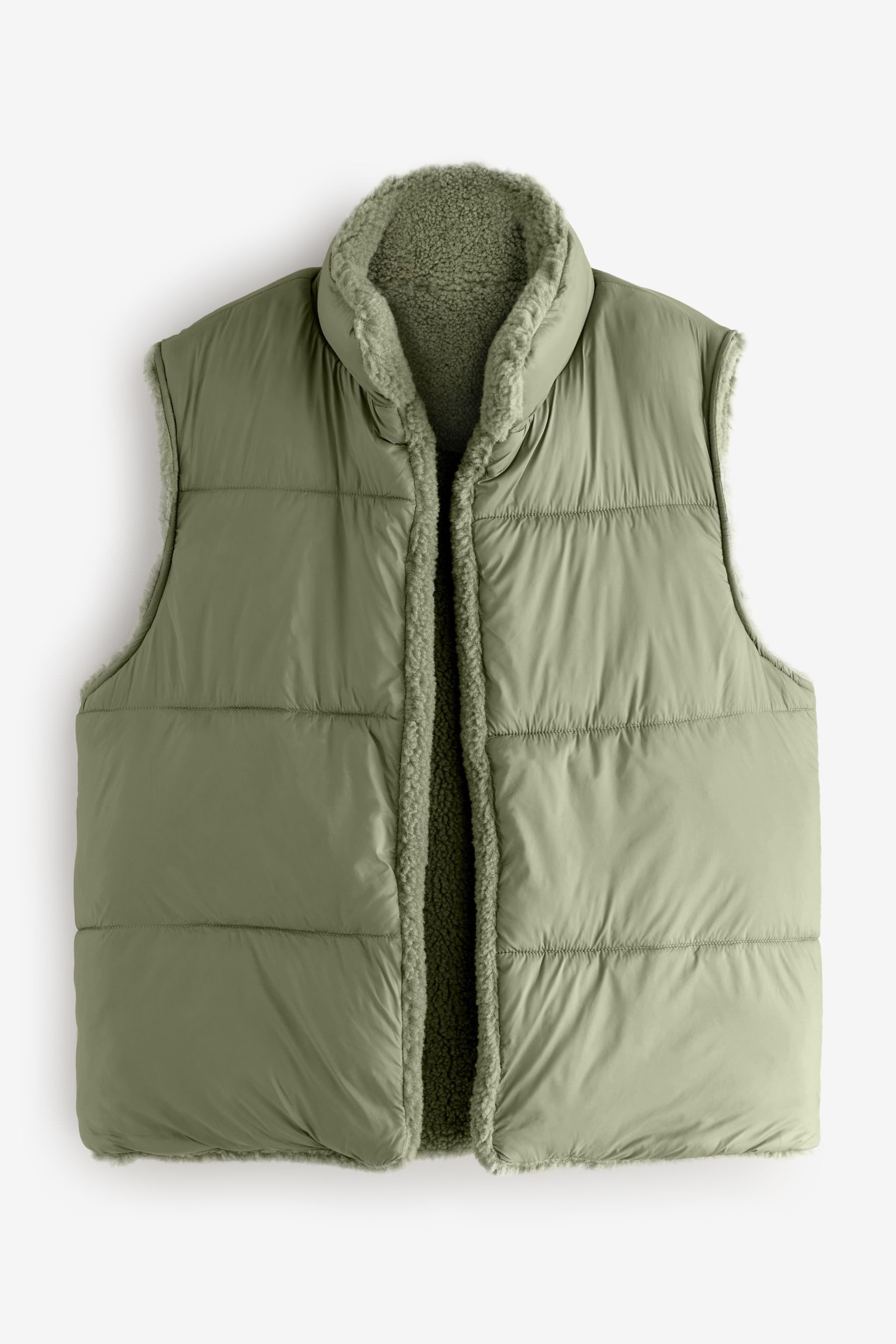Next Fleeceweste Wendebare Teddy-Weste aus Borg günstig online kaufen