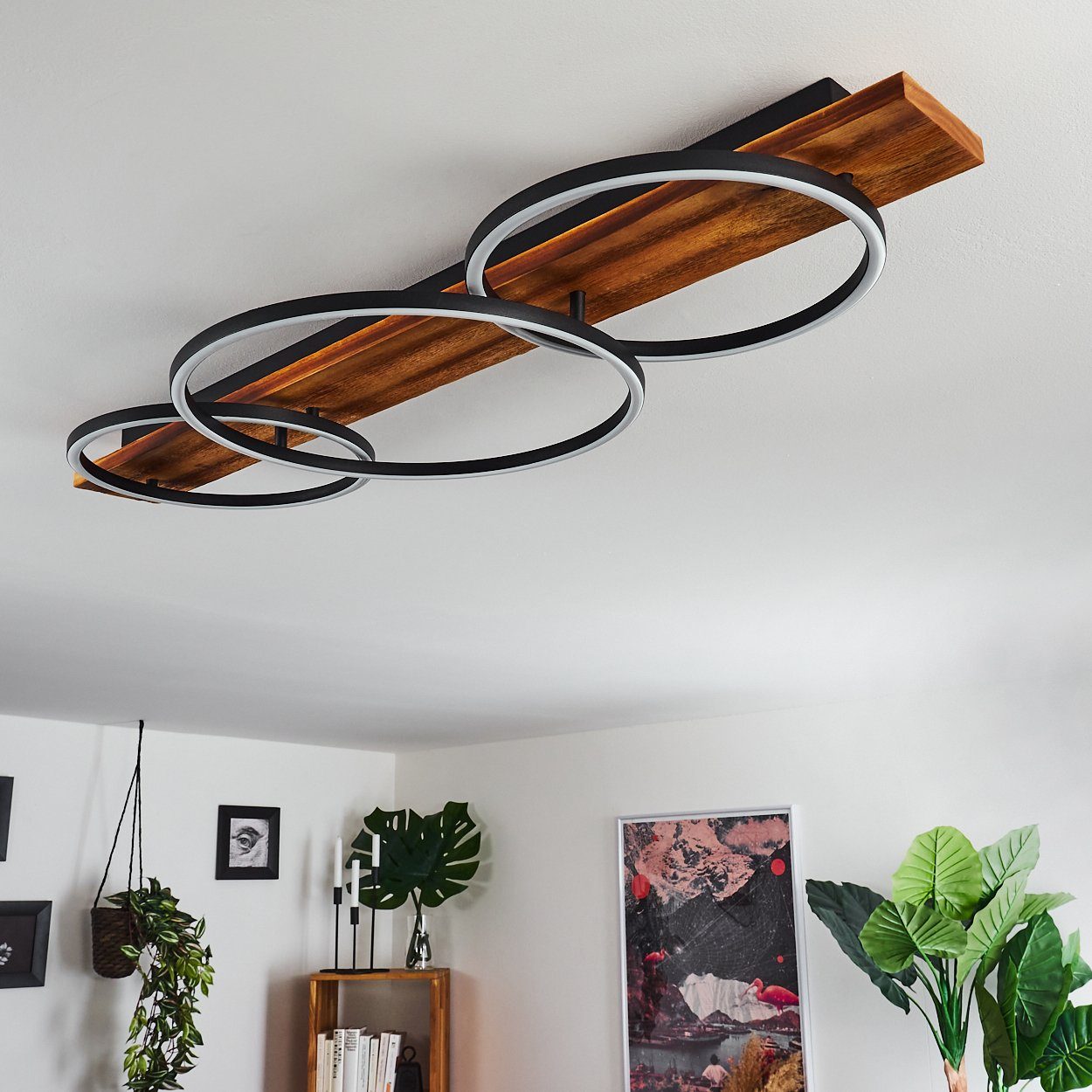 hofstein Deckenleuchte Flur Dielen Leuchten LED Decken Lampen Wohn Schlaf Z günstig online kaufen