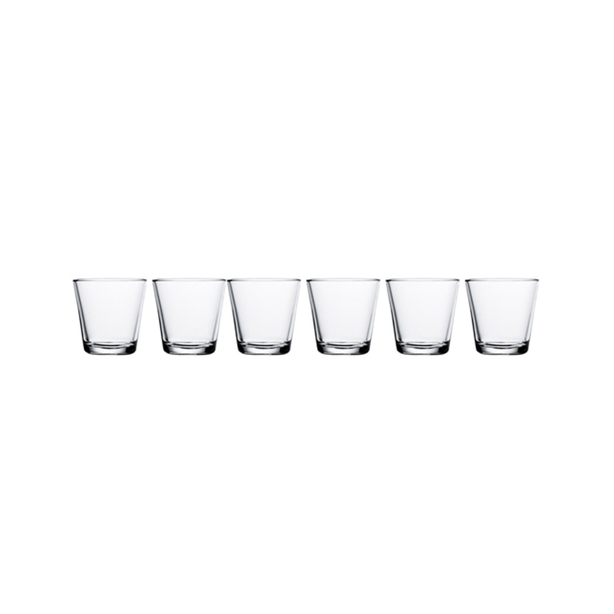 Glas Iittala Kartio Trinkglas 21cl klar 6er Set