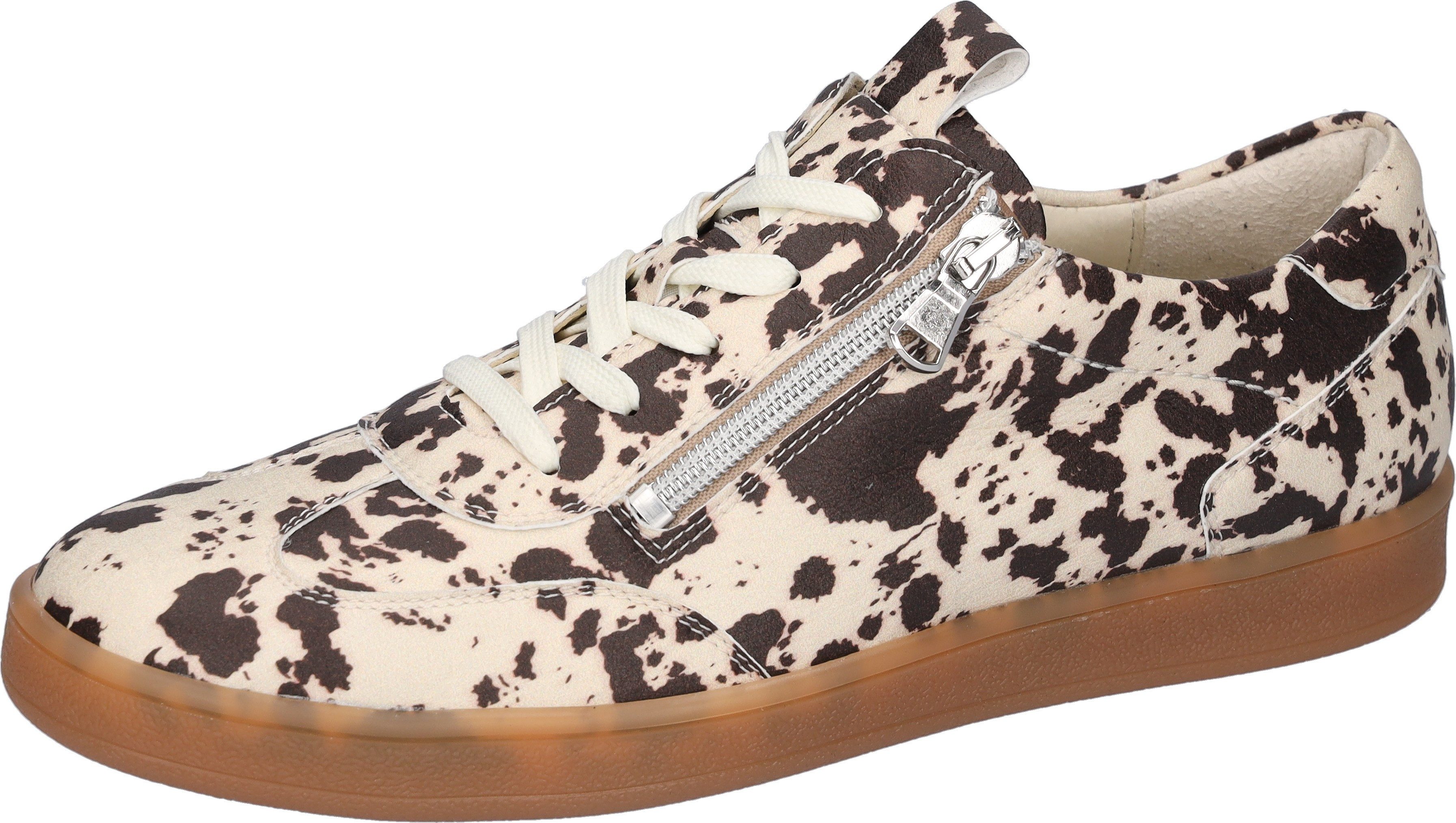 Waldläufer H-DAISY Sneaker Komfortschuh, Schnürer mit gepolstertem Schaftrand, H-Weite